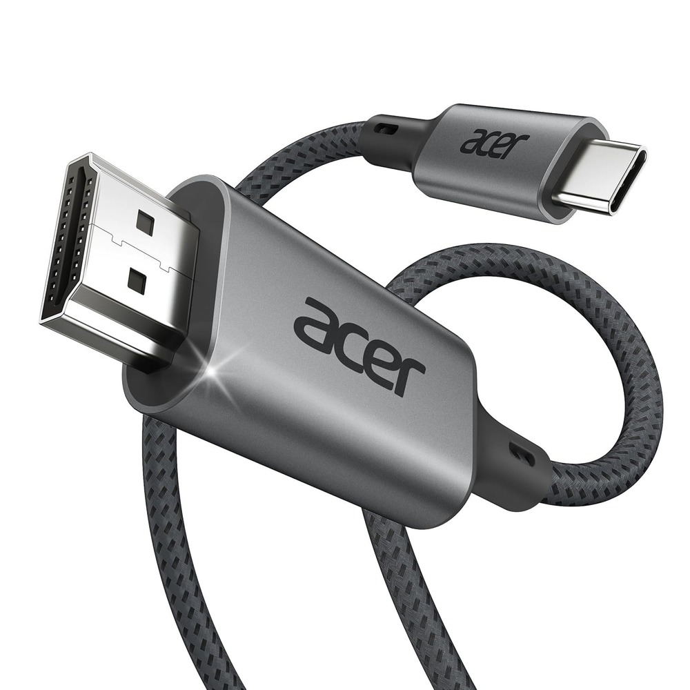 Acer USB C to HDMI Cable for Home Office 3.3FT (4K@60Hz), High-Speed Thunderbolt